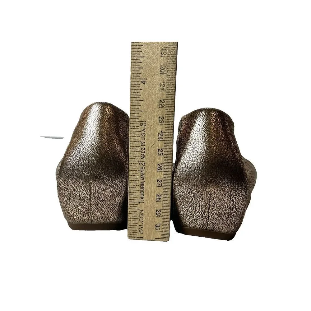 Dansko Gold Flats Elegant Comfort Loafers - Picture 8 of 10